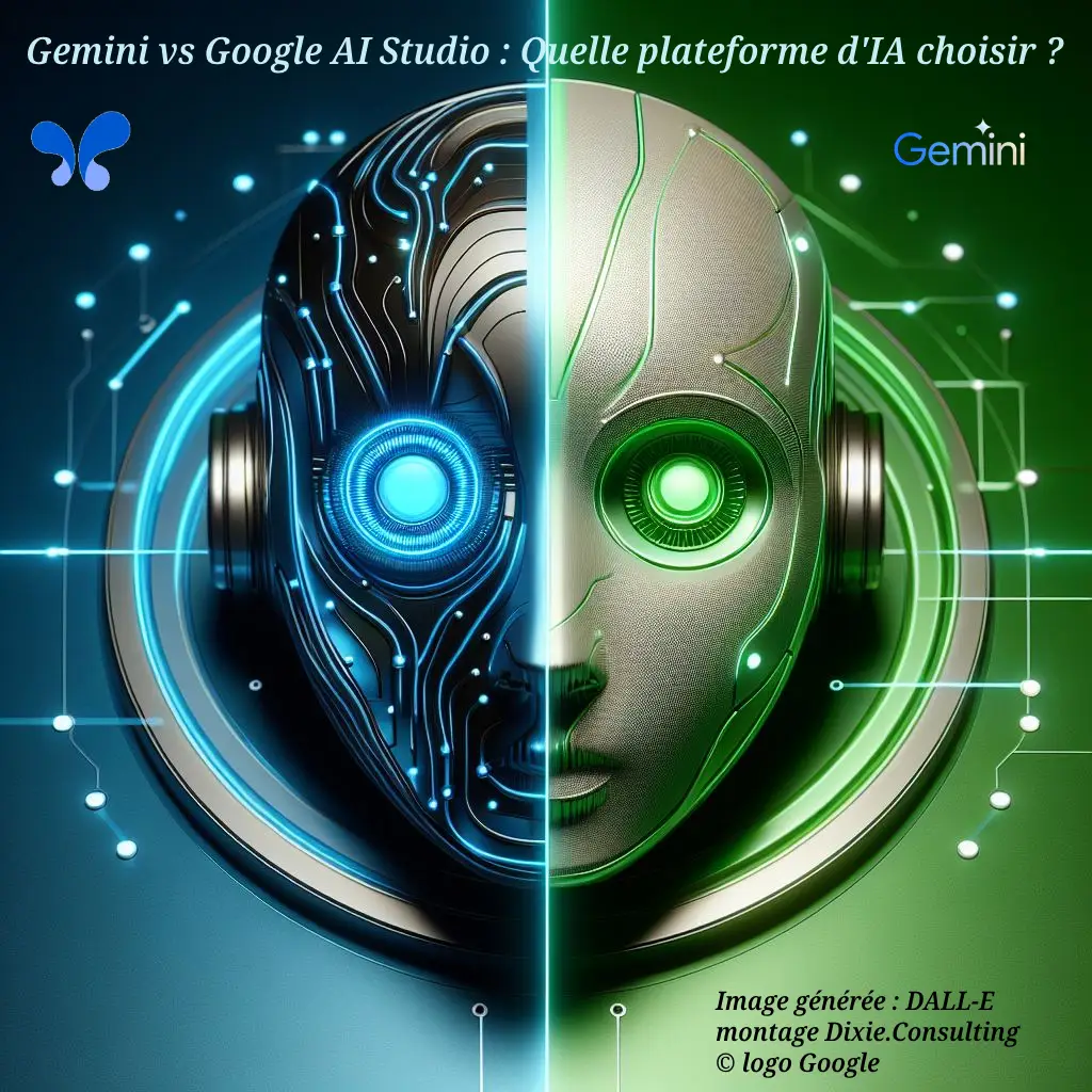 Gemini vs Google AI Studio : Quelle plateforme d'IA choisir