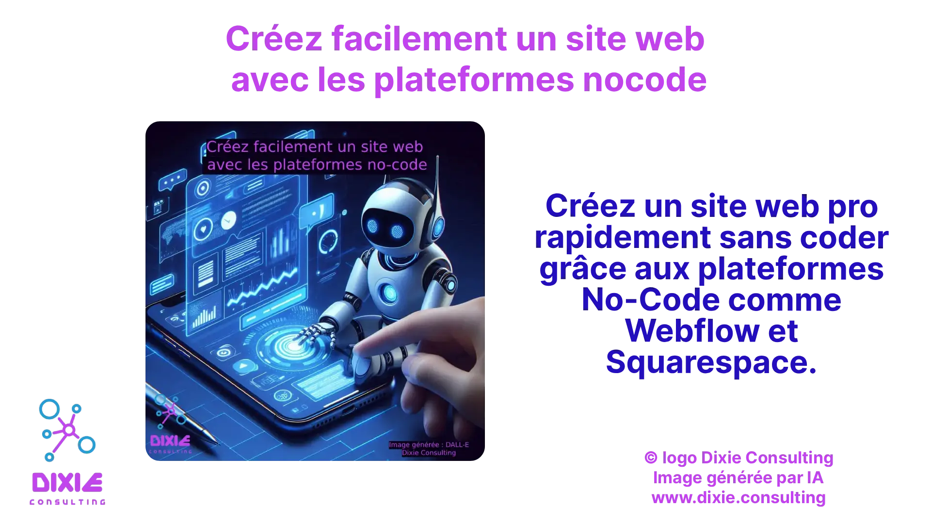 Comment créer un site web de A à Z en No-Code