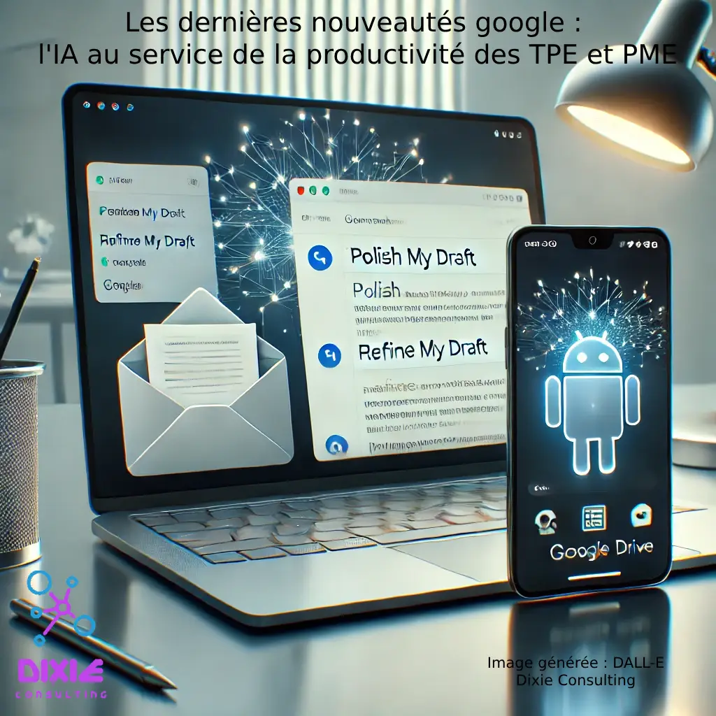 nouveautés google IA au service productivité des TPE et PME