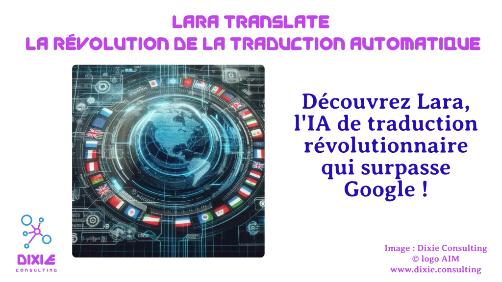 Interface de Lara Translate montrant une traduction contextuelle