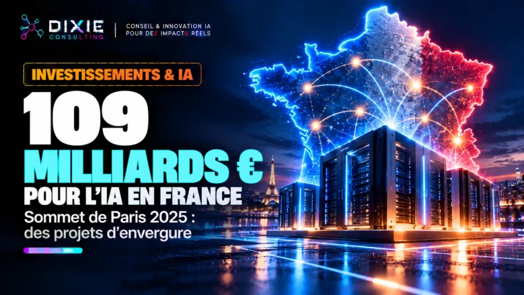 IA : 109 milliards d'euros investis en France