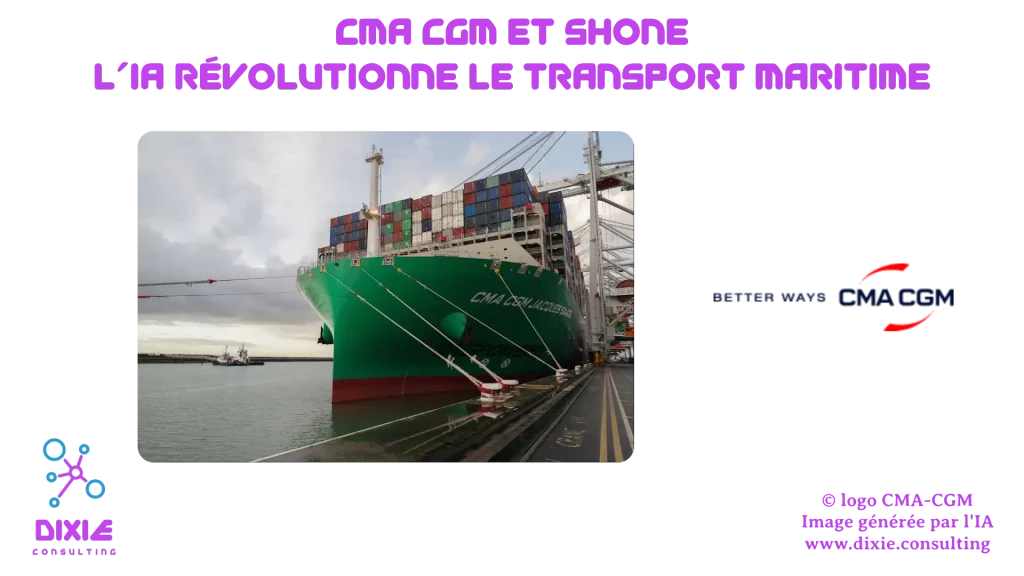 CMACGM et Stone IA révolutionne le transport maritime