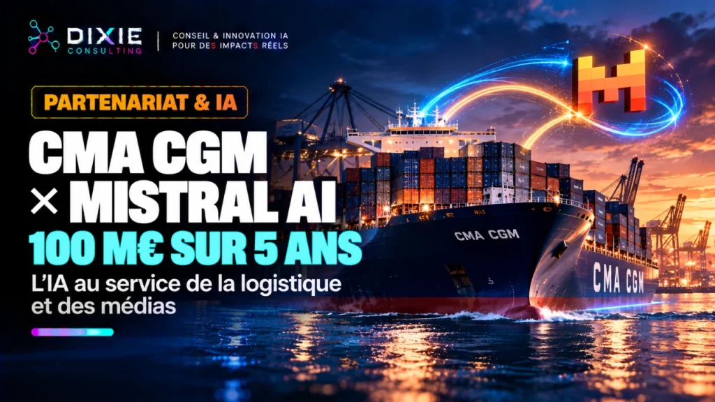 CMA-CGM et Mistral AI : partenariat stratégique en IA