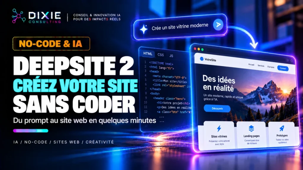 DeepSite 2 révolutionne la création web no-code en 2025