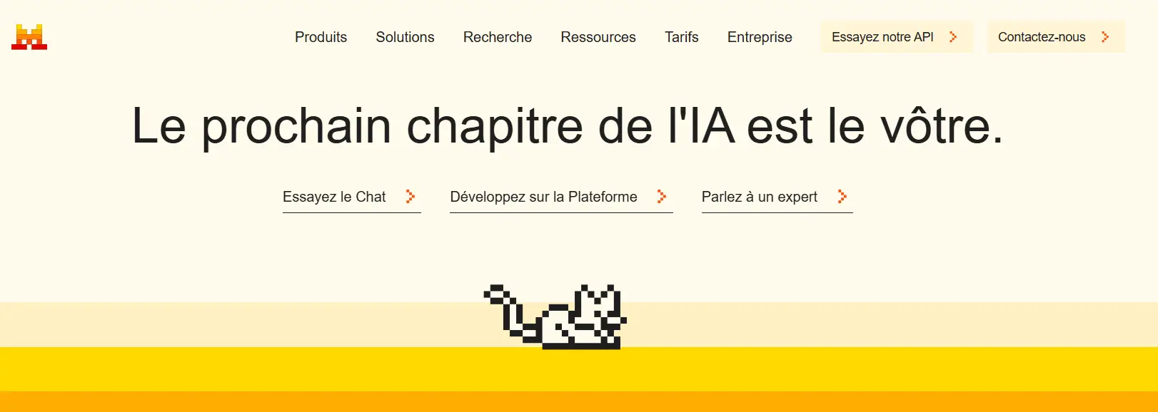 capture écran essayer Mistral AI