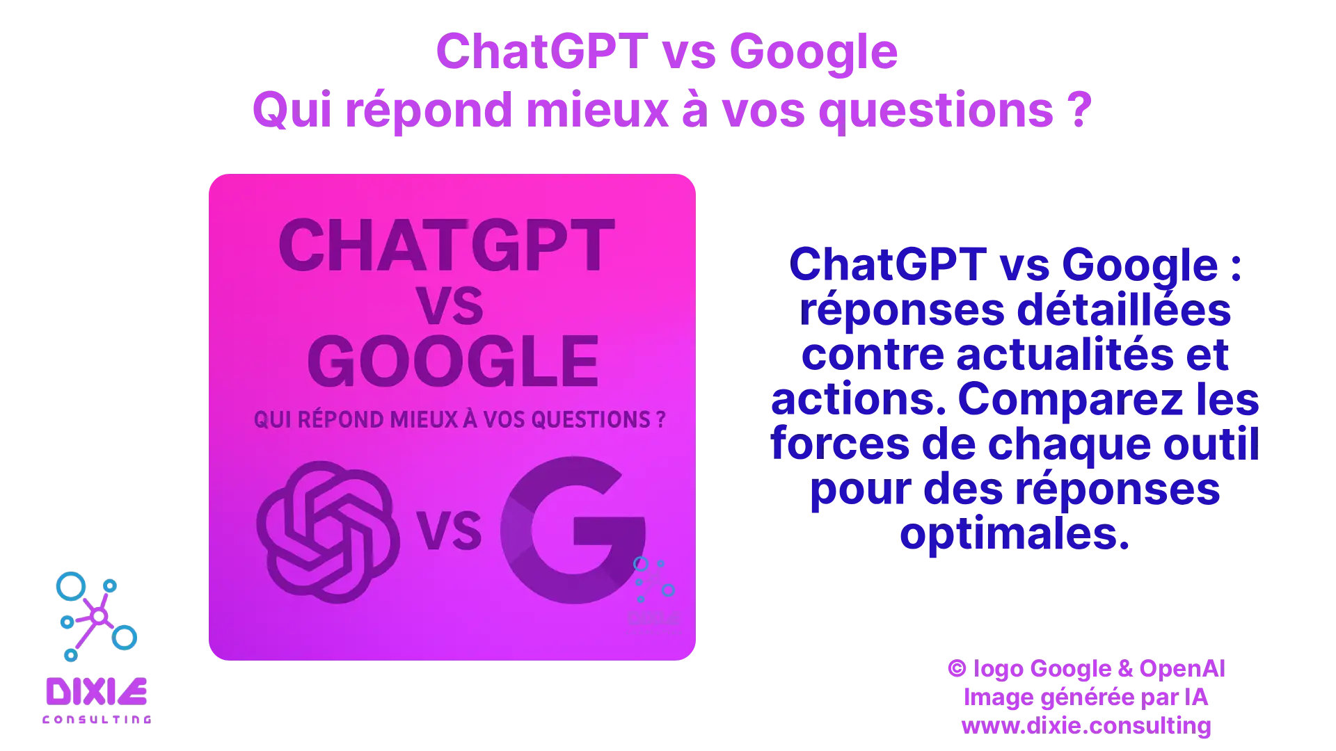 ChatGPT vs Google: Qui répond mieux à vos questions ?