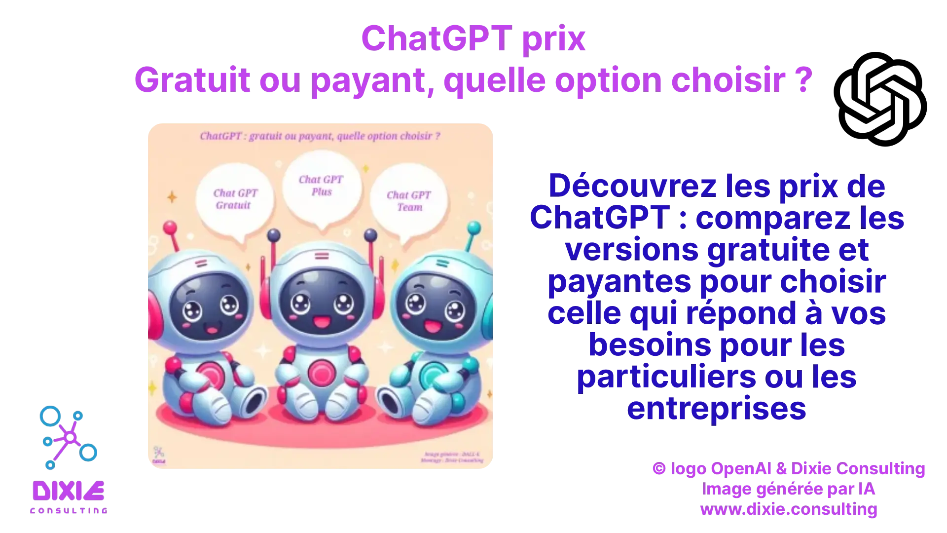 Chatgpt Gratuit ou Payant on vous guide dans votre choix !