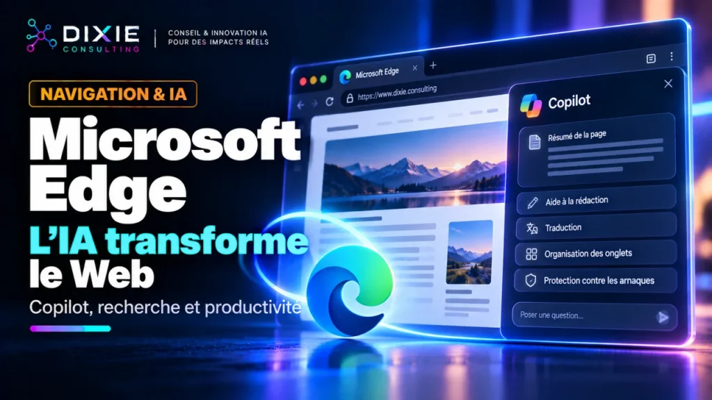 Microsoft Edge : l'IA redéfinit votre navigation