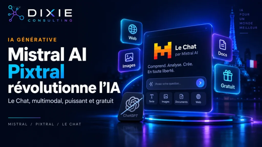 Mistral AI Pixtral révolutionne IA : un ChatGPT gratuit