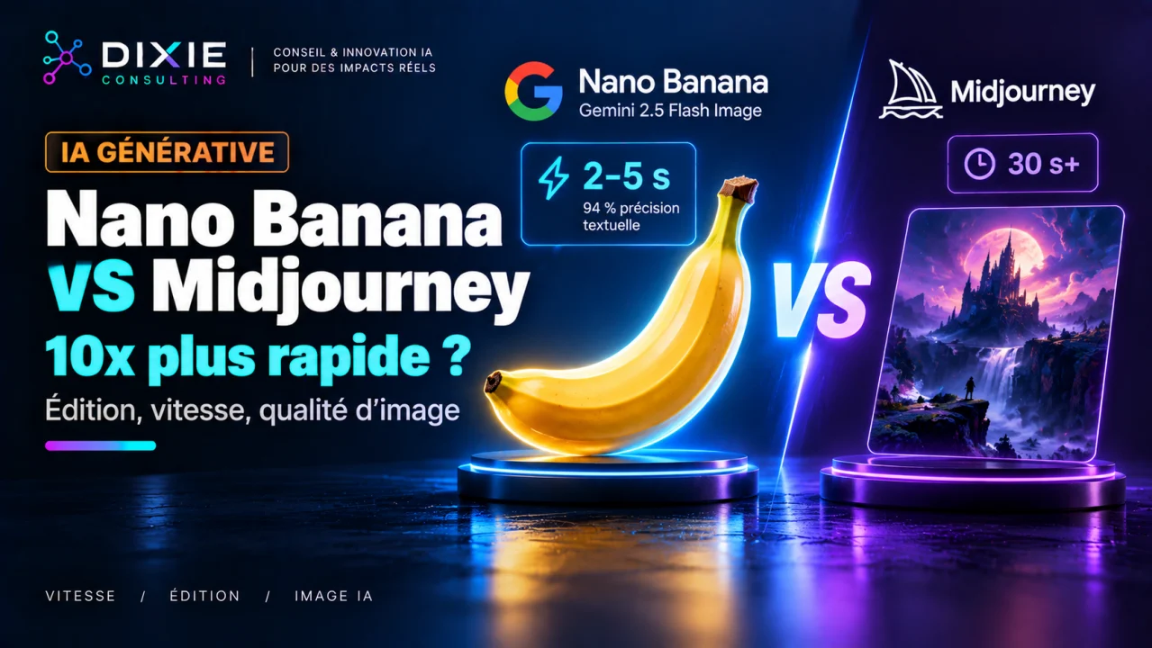 Nano Banana Google : 10x Plus Rapide que Midjourney