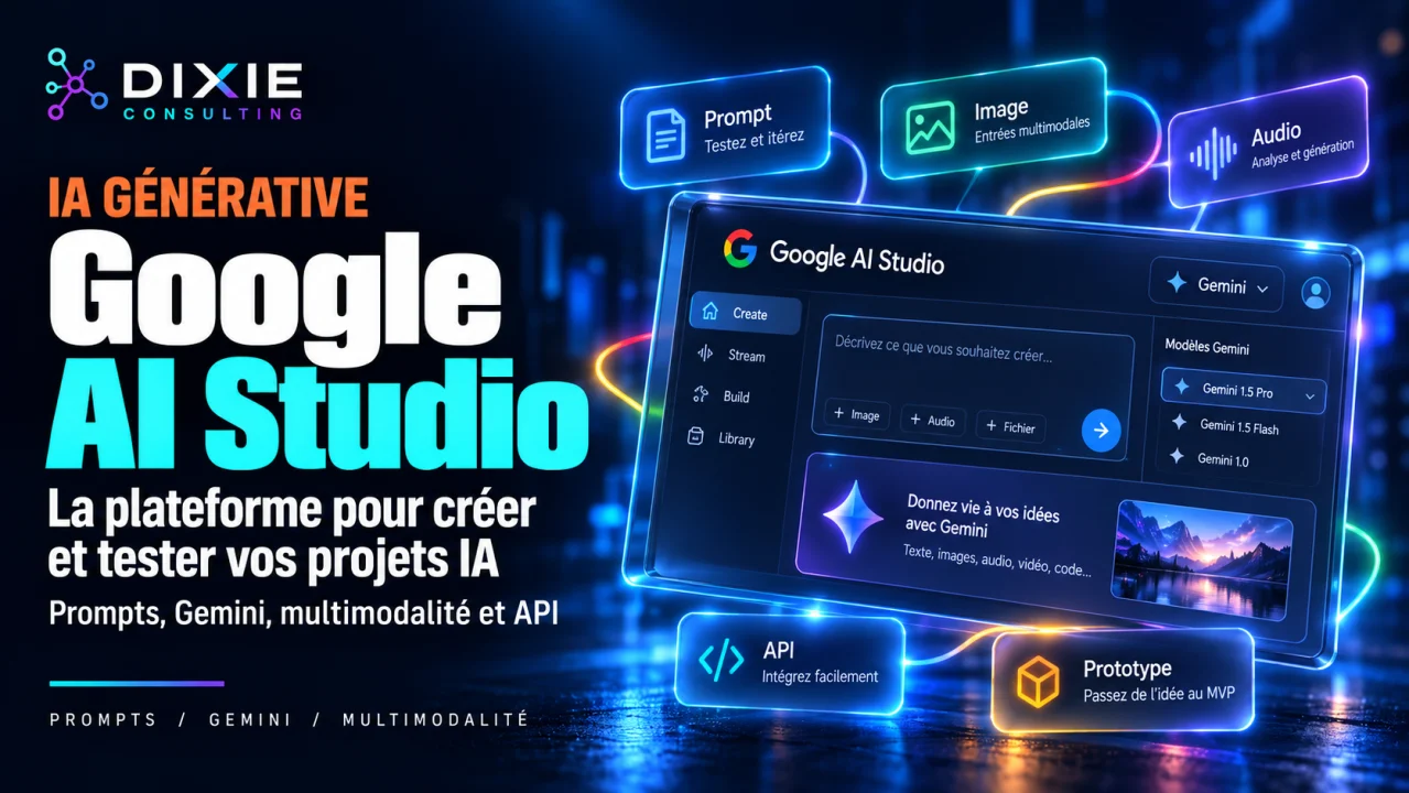 Présentation de Google Studio IA : tout savoir sur cette plateforme dédiée à l’IA Générative