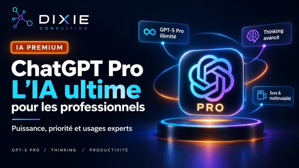ChatGPT Pro : L'IA ultime pour les professionnels exigeants