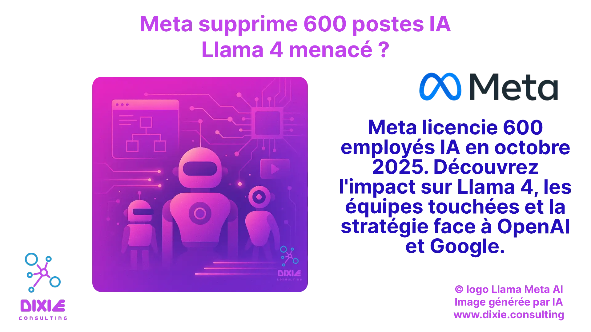 Llama 4 de meta AI supprime des emplois. Est-ce la fin de Llama 4 ?