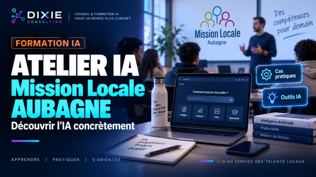 Atelier IA avec la Mission Locale d’Aubagne
