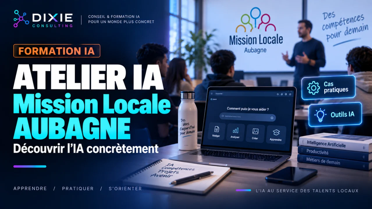 Atelier IA avec la Mission Locale d’Aubagne
