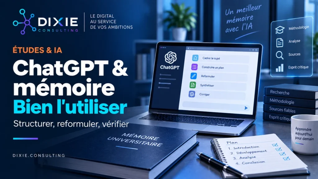 Comment utiliser ChatGPT pour son mémoire universitaire