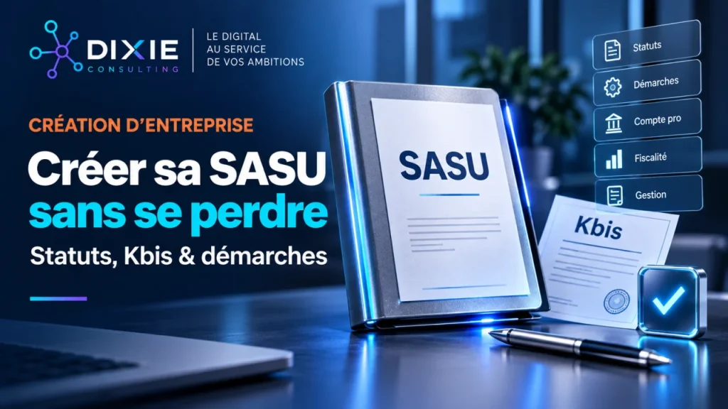 Création d’une SASU : délégation, statuts et démarches post-Kbis