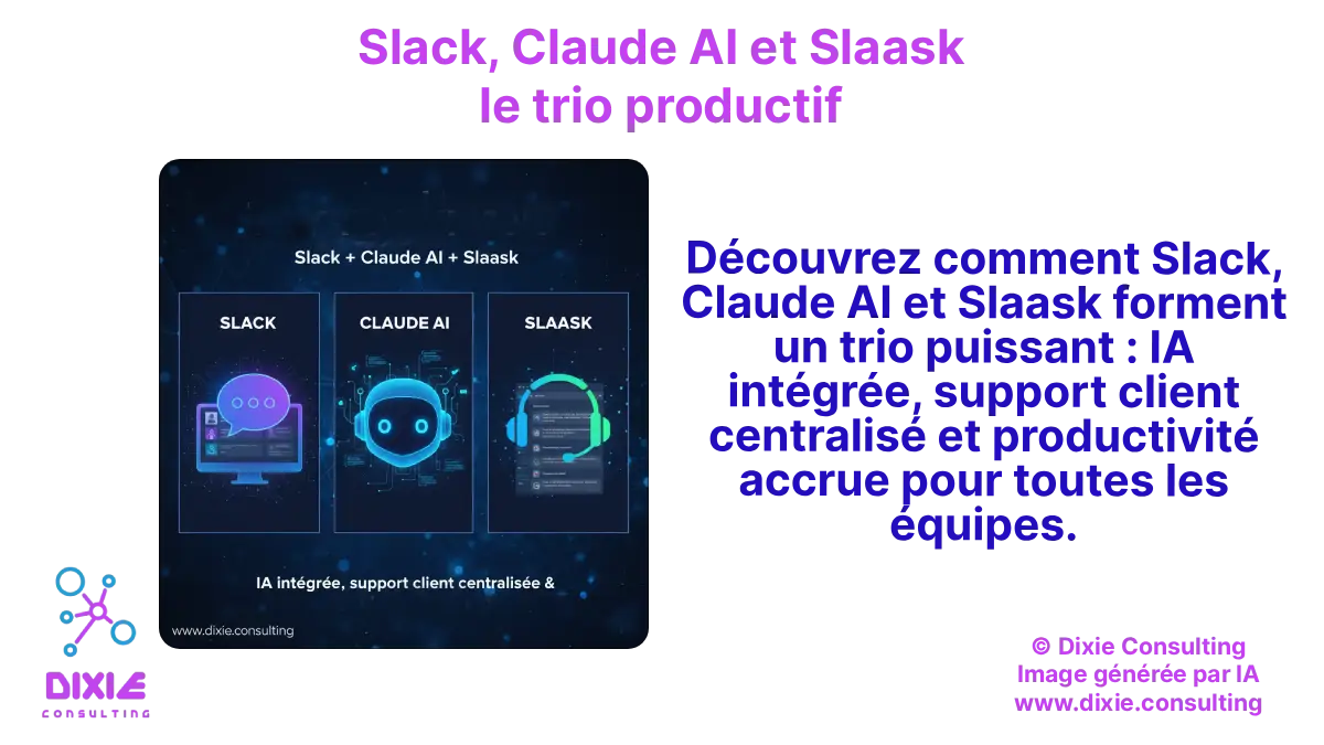 Découvrez le trio performant pour votre entreprise avec Slack - Claude.AI - Slaask