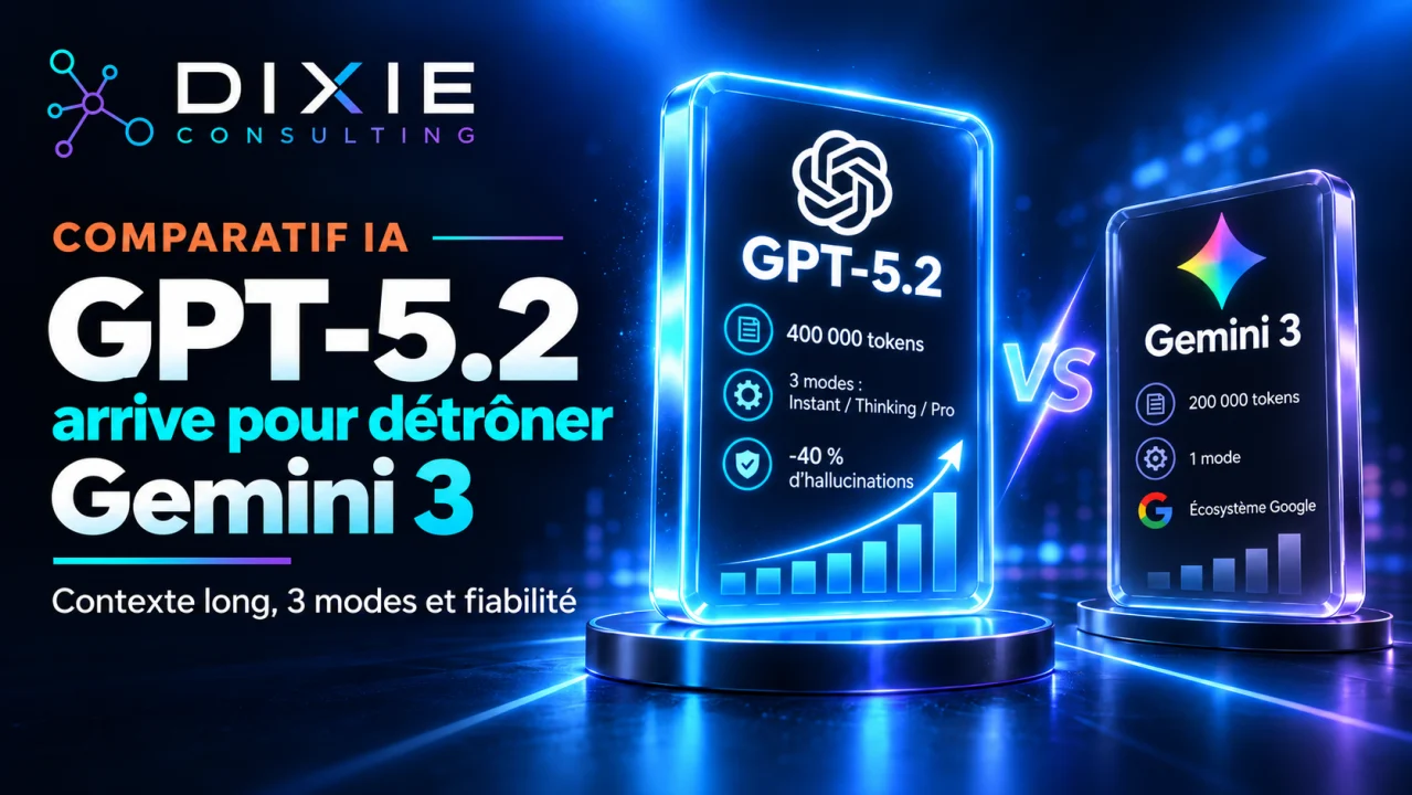 GPT-5.2 arrive pour détrôner Gemini 3