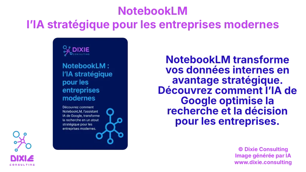 NotebookLM de Google l'atout stratégique pour votre entreprise