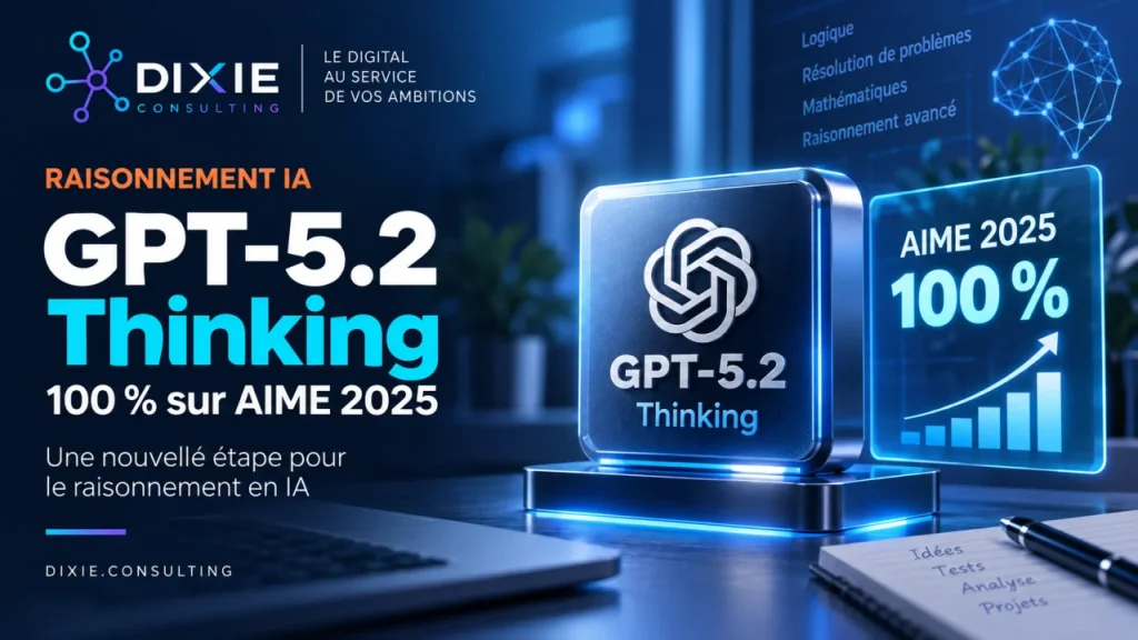 OpenAI sort GPT-5.2 Thinking : 100% sur AIME 2025