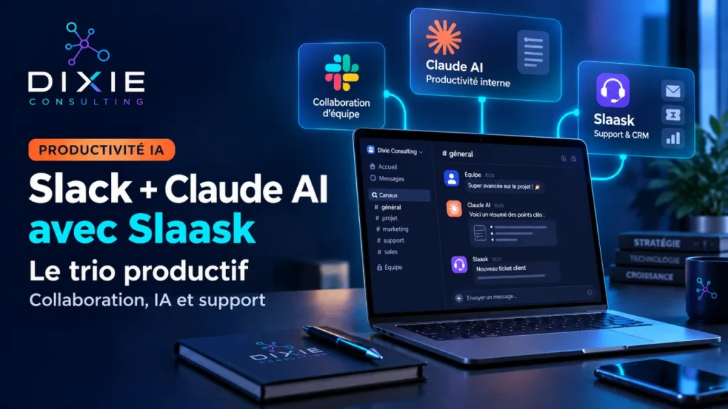 Slack, Claude AI et Slaask : le trio productif