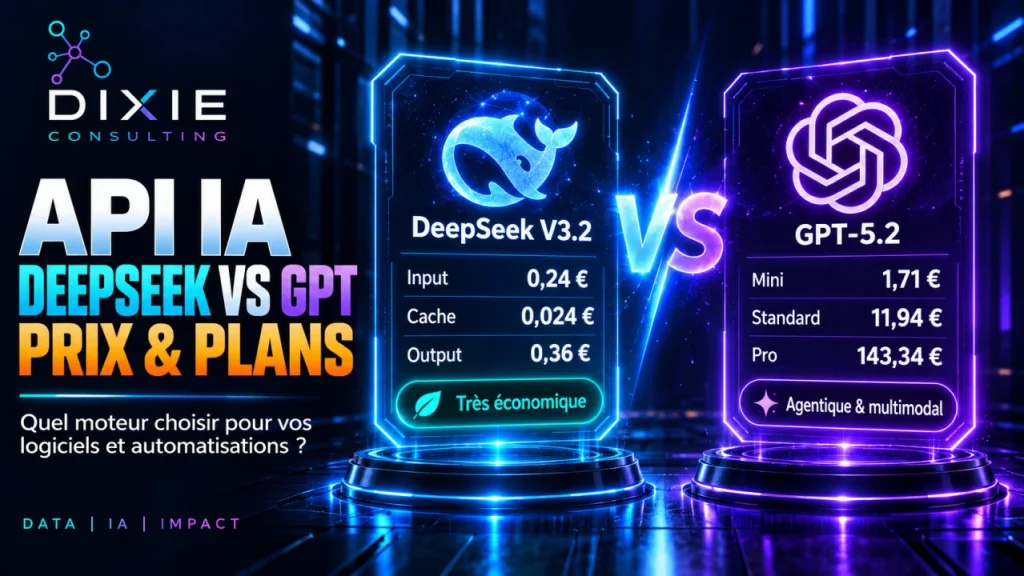 Deepseek vs GPT : comparaison des prix et plans d'API