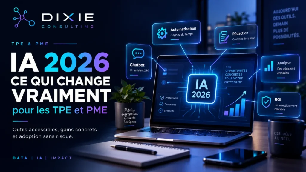 IA 2026 : ce qui change vraiment pour les TPE et PME