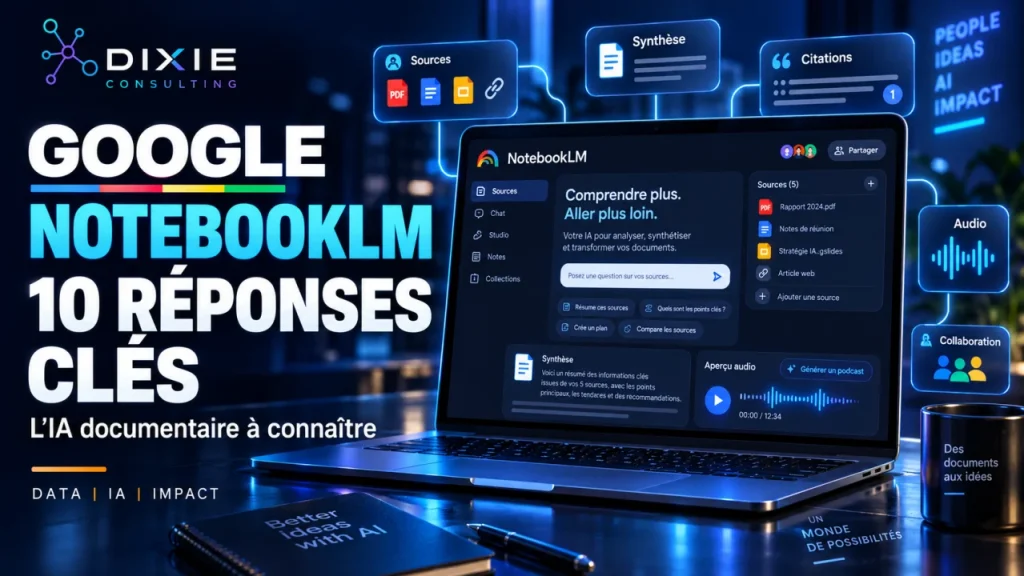 NotebookLM de Google : 10 réponses clés à connaître !