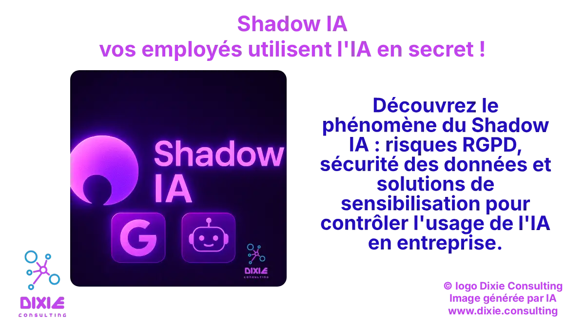 Shadow IA l'utilisation de l'IA en cachette dans votre entreprise