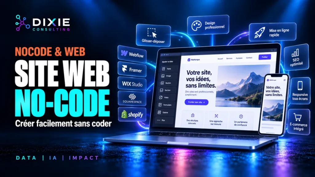 Créez facilement un site web avec les plateformes No-Code