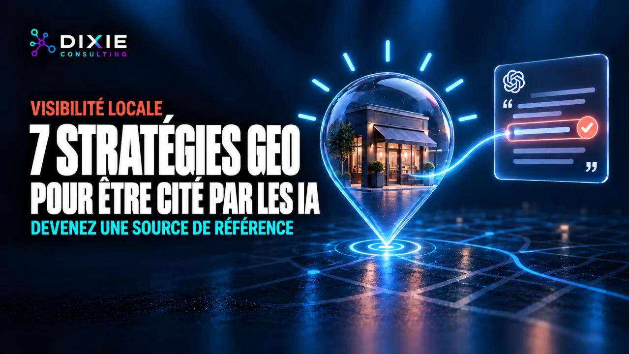 7 stratégies GEO pour être référencé par les IA