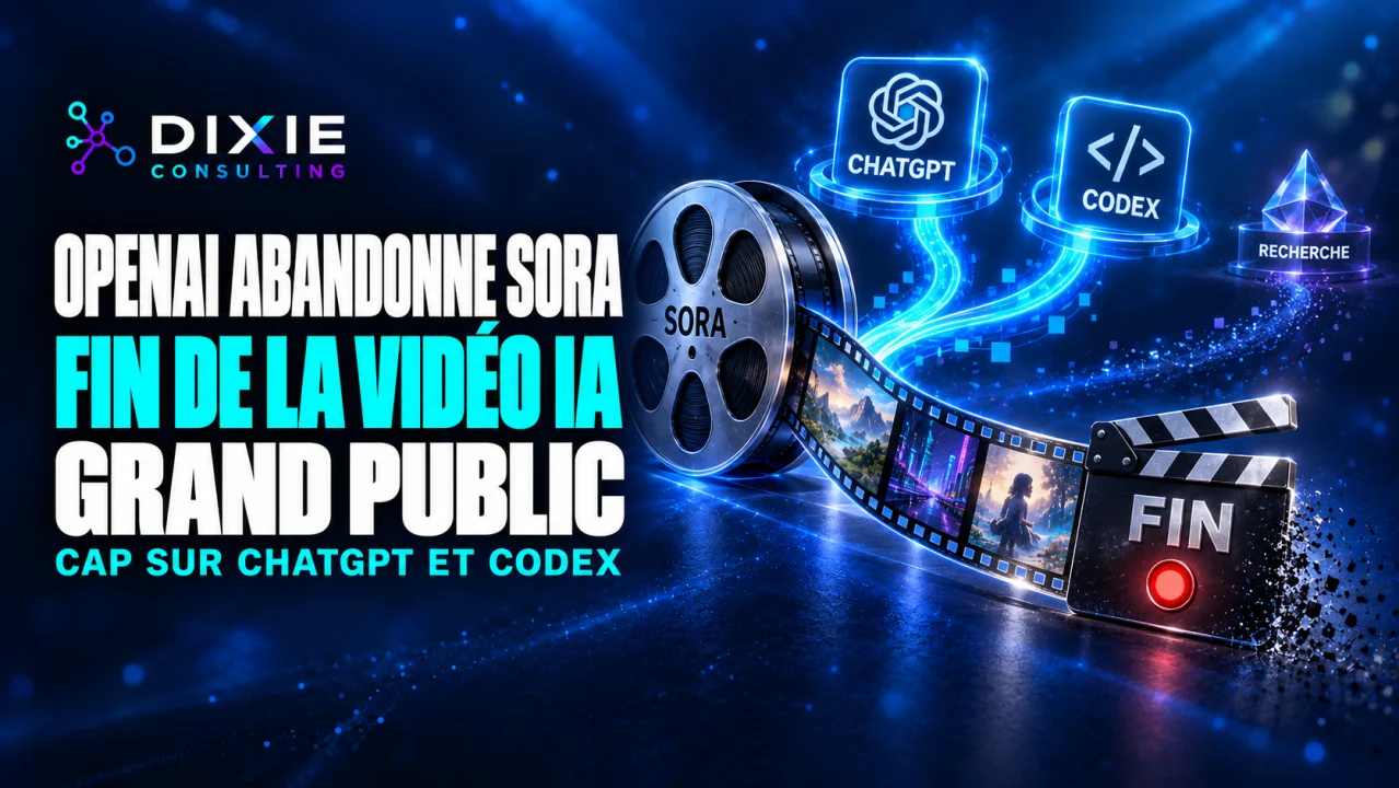 OpenAI abandonne Sora : fin de la vidéo IA grand public