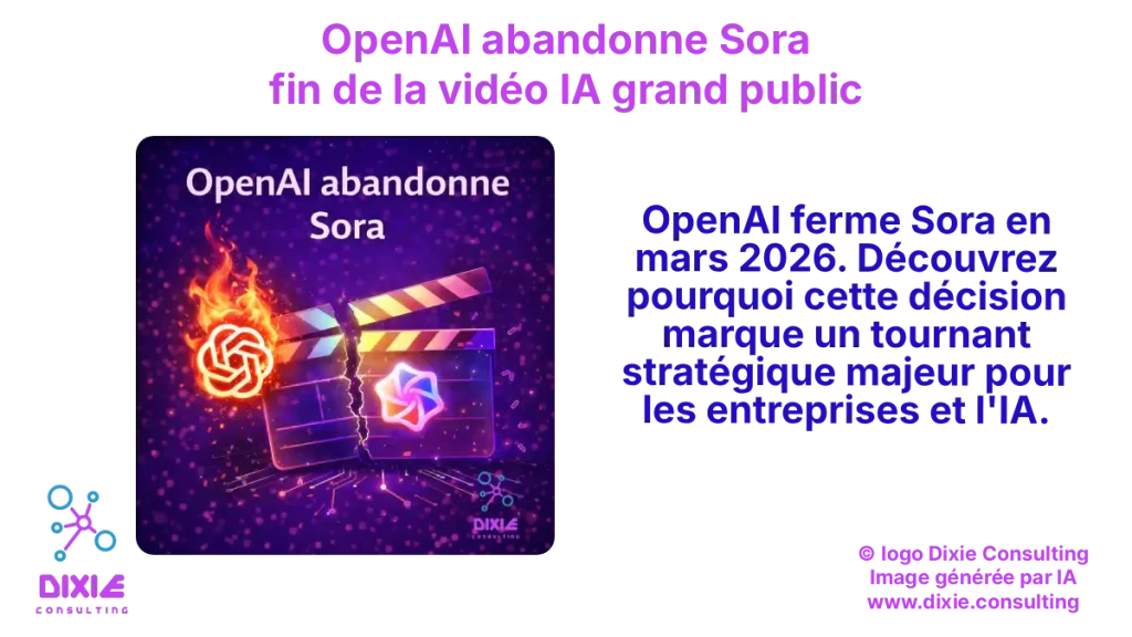 Sora : c'est la fin. OpenAI de Chat GPT abandonne ce projet de création de vidéo par IA