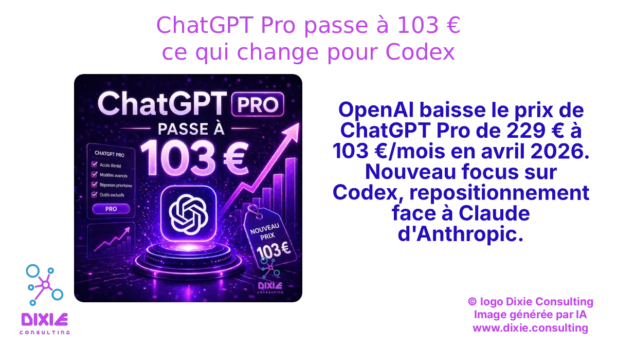 ChatGpt PRO passe à 103 euros !