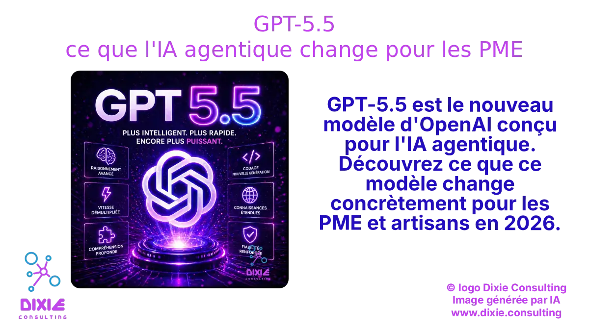GPT-5.5 : ce que l’IA agentique change pour les PME