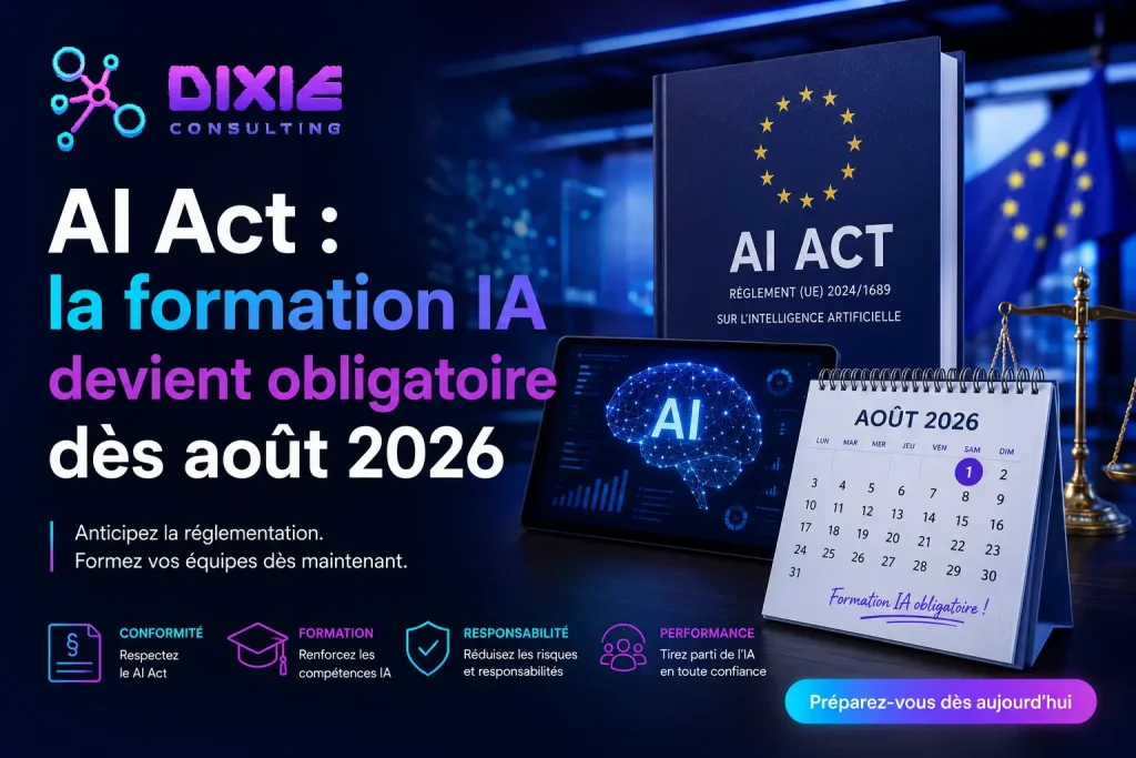 AI Act formation IA obligatoire dès 2026