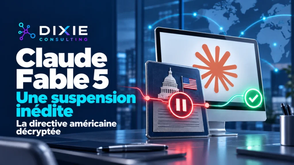 Claude Fable 5 indisponible : la directive américaine qui suspend le modèle IA d'Anthropic