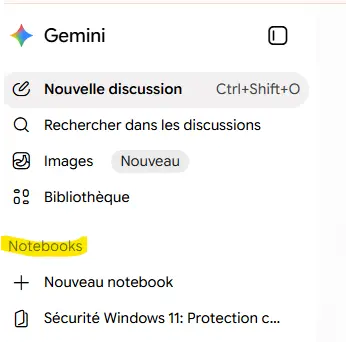 NotebookLM de Google intégré directement dans Gemini
