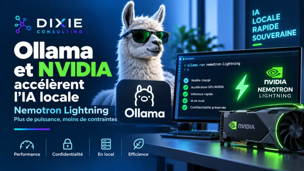 Ollama et NVIDIA accélèrent l’IA locale avec Nemotron 3.5 Lightning