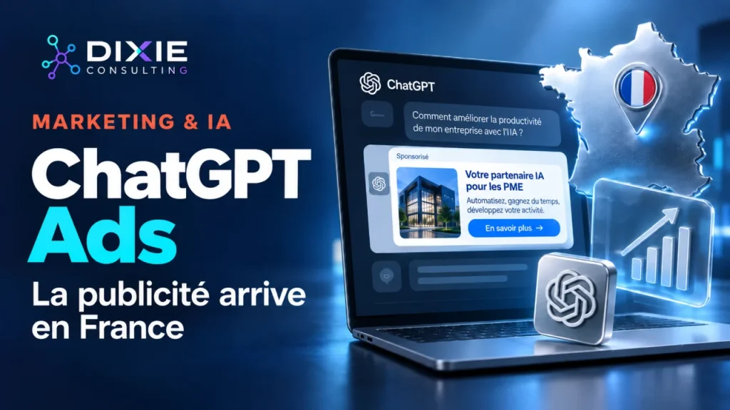 ChatGPT Ads arrive en France : une nouvelle régie publicitaire à tester pour les PME ?