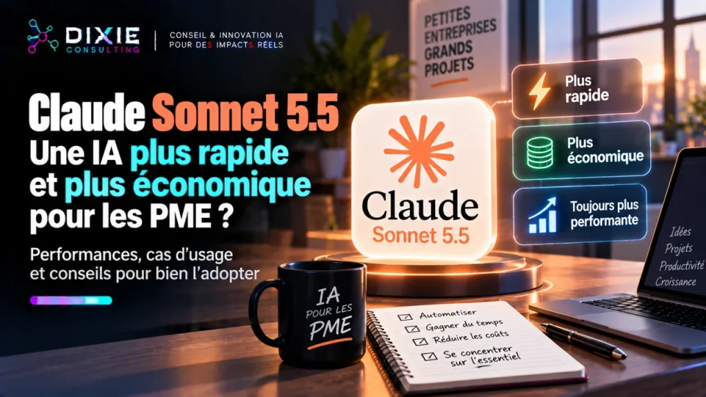 Claude Sonnet 5.5 : une IA plus rapide et plus économique pour les PME ?