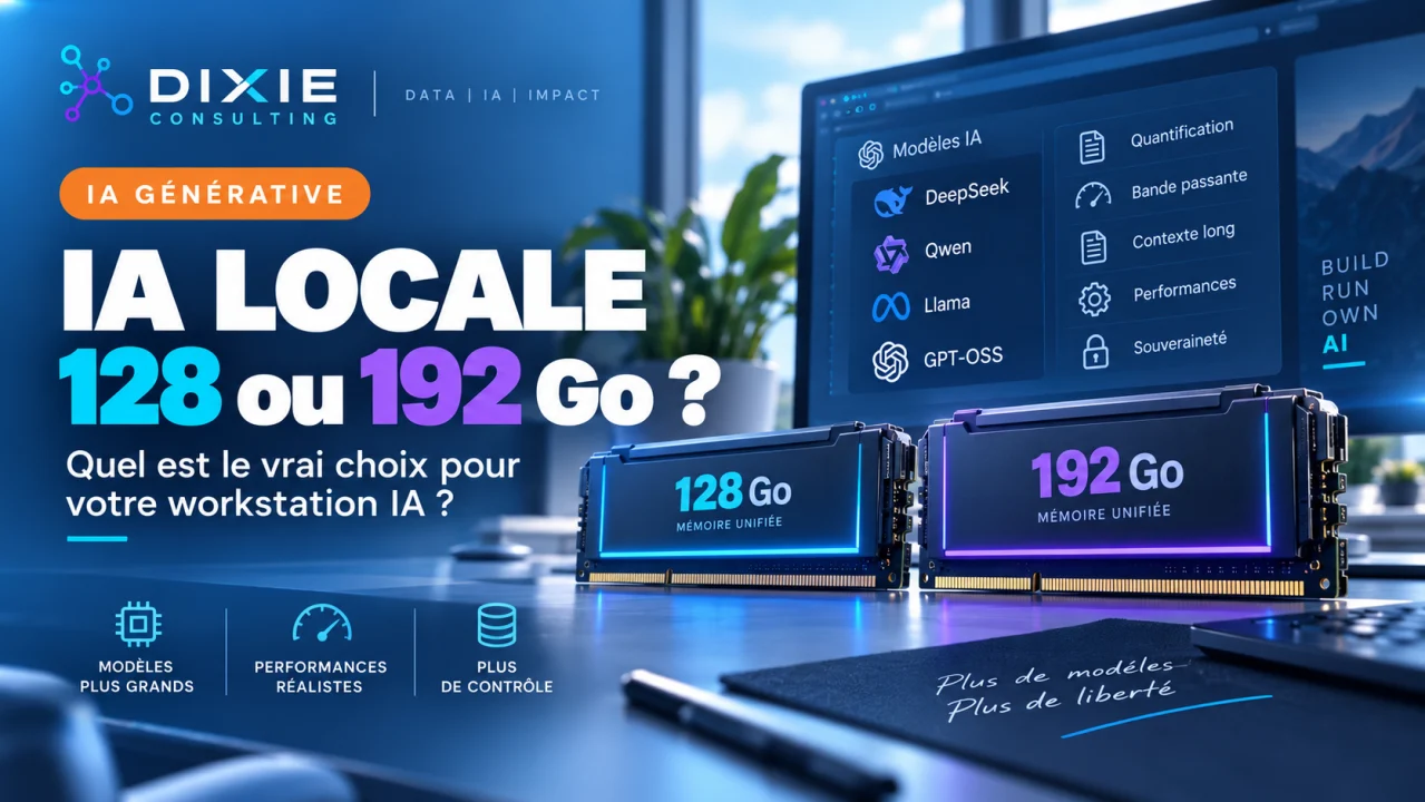IA locale : 128 ou 192 Go de mémoire unifiée ? Le vrai choix pour une workstation IA